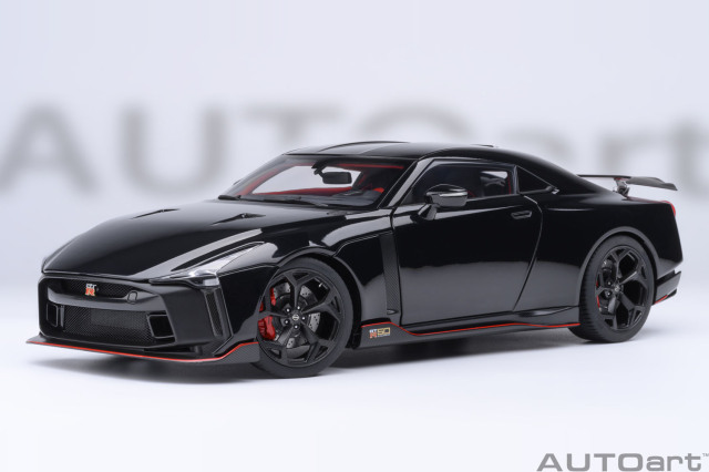 [予約]AUTOart(オートアート) コンポジットダイキャストモデル 1/18 (ダイキャスト製) NISSAN GT-R50 by ITALDESIGN （ブラック／マット・ブラック）
