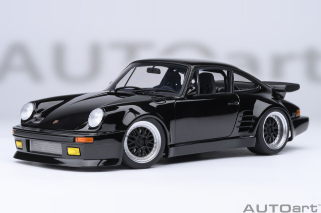 AUTOart(オートアート) コンポジットダイキャストモデル 1/18 (ダイキャスト製) ポルシェ 911 （930） ターボ 「湾岸ミッドナイト」 ブラックバード （第1巻仕様）
