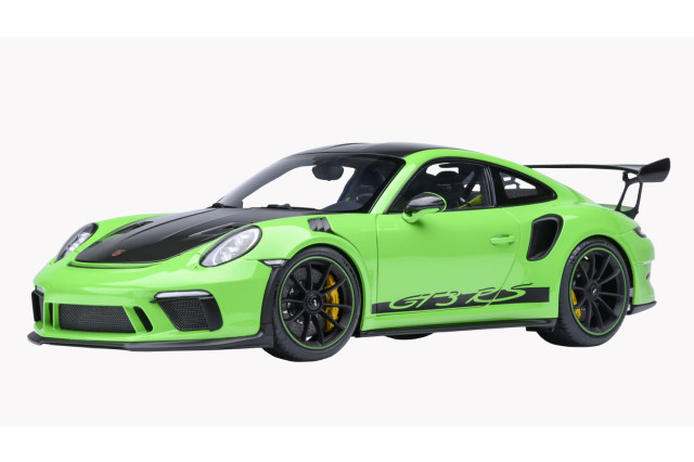 [予約]AUTOart (オートアート) コンポジットダイキャストモデル 1/18 (ダイキャスト製) ポルシェ 911 （991.2） GT3 RS ヴァイザッハ・パッケージ （グリーン／カーボンブラック）