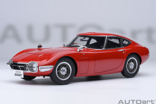 AUTOart(オートアート) コンポジットダイキャストモデル 1/18 (ダイキャスト製) トヨタ 2000GT 1967 （レッド）