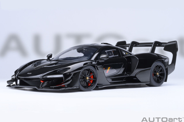 [予約]AUTOart (オートアート) コンポジットダイキャストモデル 1/18 (ダイキャスト製) マクラーレン セナ GTR （メタリック・ブラック）