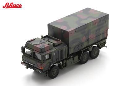 [予約]Schuco(シュコー) 1/87 (ダイキャスト製) 2024 Rheinmetall MAN HX2 mil UTF 5t 6x6, camouflage