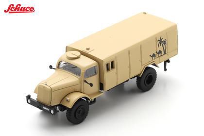[予約]Schuco(シュコー) 1/87 (ダイキャスト製) 1958 Mercedes-Benz LG315 Mobil Home