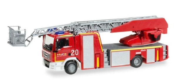 herpa Cars&Trucks 1/87 MAN TGM Metzはしご車 L32ケルンボン空港消防署