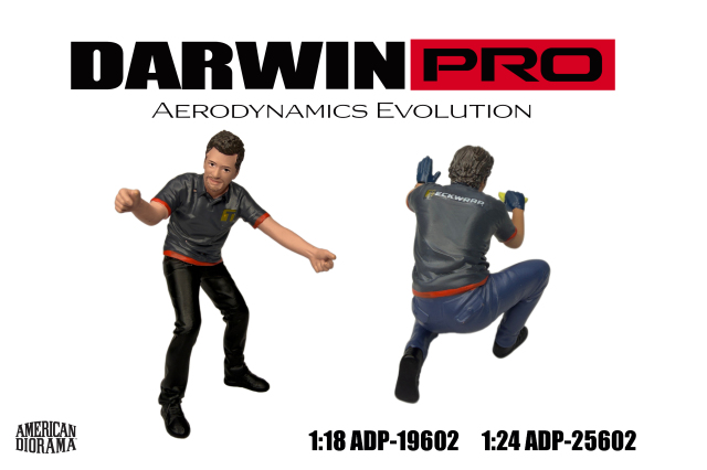 [予約]アメリカンジオラマ 1/18 (レジン製) DarwinPro x Teckwrap Figure - 2　※クリアフィルムパーツ付属