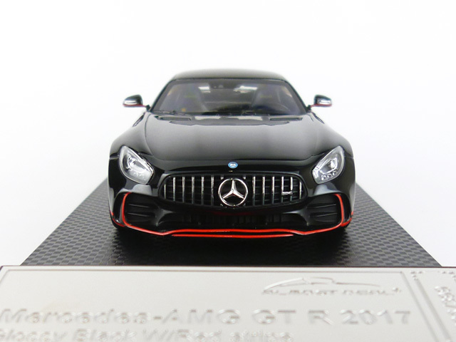 ミニカー　1/43 メルセデス AMG GT R(ブラック×レッド) [AL420709] ALMOST REAL 1/43 メルセデス AMG GT R （ブラック／レッド