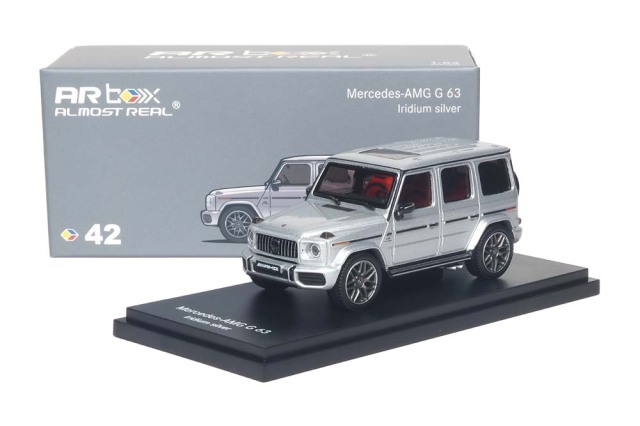 [予約]ALMOST REAL 1/64 (ダイキャスト製) Mercedes-AMG G 63  2019 イリジウムシルバー