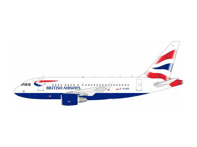 [予約]ARD200 1/200 (ダイキャスト製)ACJ318 (A318-100CJ) British Airways G-EUNB