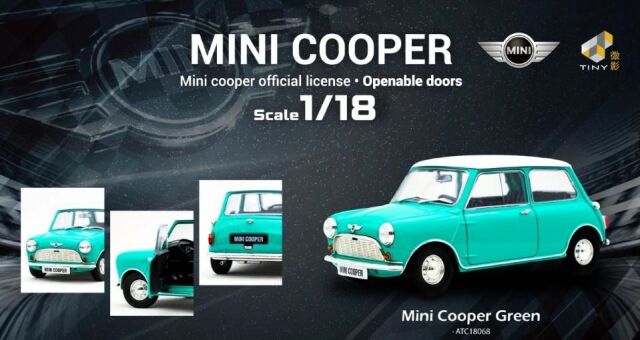 予約]TINY(タイニー) 1/18 (ダイキャスト製) Tiny ミニクーパー