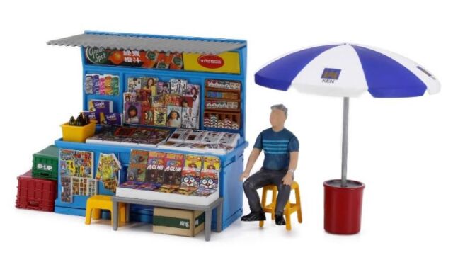 TINY（タイニー） Tiny City 1/35 KENT ニューススタンド フィギュア付属