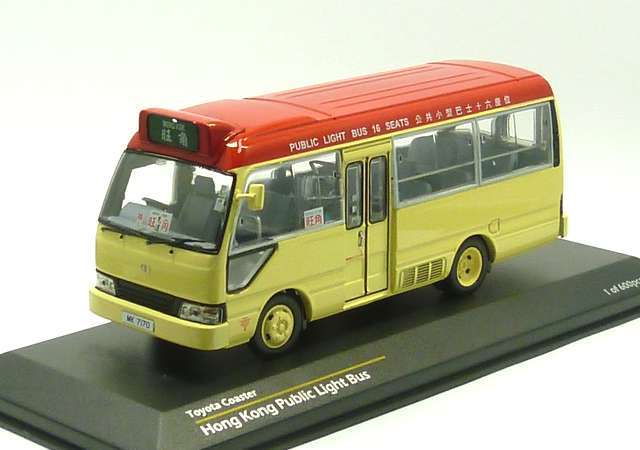TINY（タイニー） 1/43 トヨタ コースター ミニバス 赤