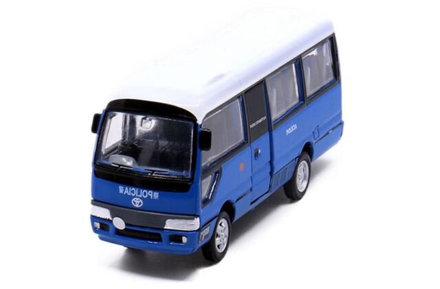 90式戦車コースター 未使用 TINY（タイニー）Tiny City MC10 トヨタ コースター マカオ警察