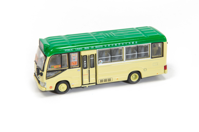 TINY（タイニー） Tiny City No.180 トヨタ コースター (B70) グリーン ミニバス (19シート)