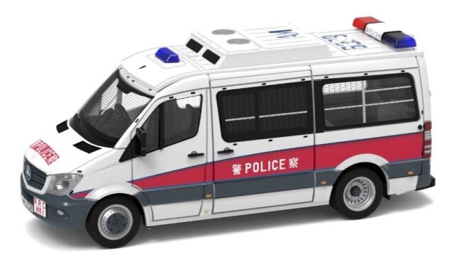 TINY（タイニー） Tiny City No.164 メルセデスベンツ スプリンター FL 警察車両 (with mesh window shields)