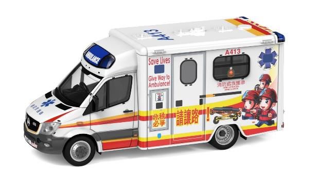 [予約]TINY（タイニー）Tiny City メルセデスベンツ スプリンター 救急車 (A413)