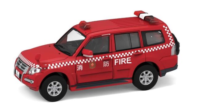 TINY（タイニー）Tiny City No.126 三菱パジェロ 2015 香港消防局 (F9206)