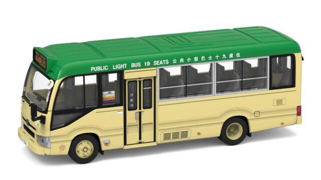 [予約]TINY（タイニー）Tiny City No.180 トヨタ コースター (B70) ミニバス グリーン (19席) (KV524)