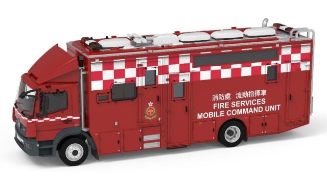 TINY（タイニー）Tiny City No.186 メルセデスベンツ アテゴ 可動式消防指令所 (F7703)