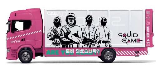 ※※発売中止※※[予約]TINY(タイニー) (ダイキャスト製) Tiny City スカニア スーパートラック イカゲーム2