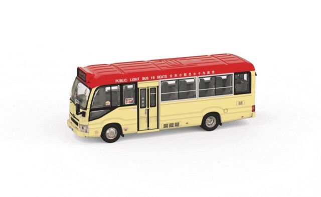 [予約]TINY(タイニー) (ダイキャスト製) Tiny City PTV04 Toyota Coaster (B70) ミニバス レッド