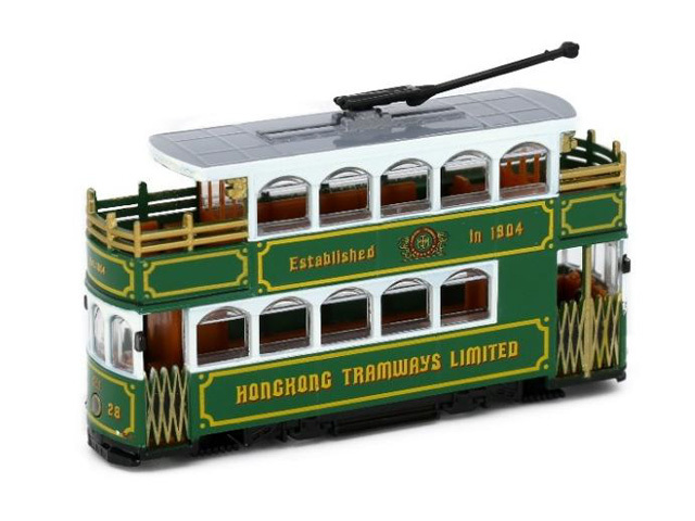 [予約]TINY(タイニー )Tiny City (ダイキャスト製) 路面電車 レトロスタイル 緑 #28