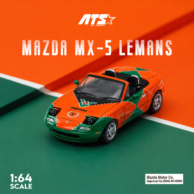 [予約]ATS MODELS 1/64 (ダイキャスト製) MAZDA MX-5 LEMASNS
