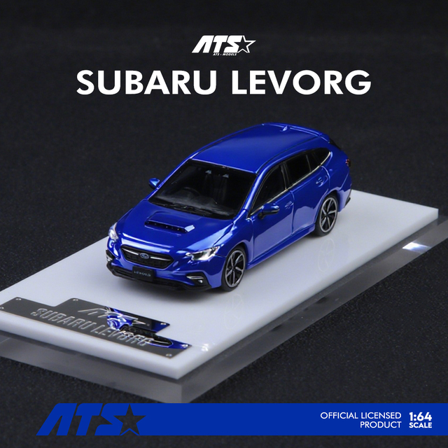 [予約]ATS MODELS 1/64 (ダイキャスト製)  SUBARU LEVORG メタリックブルー