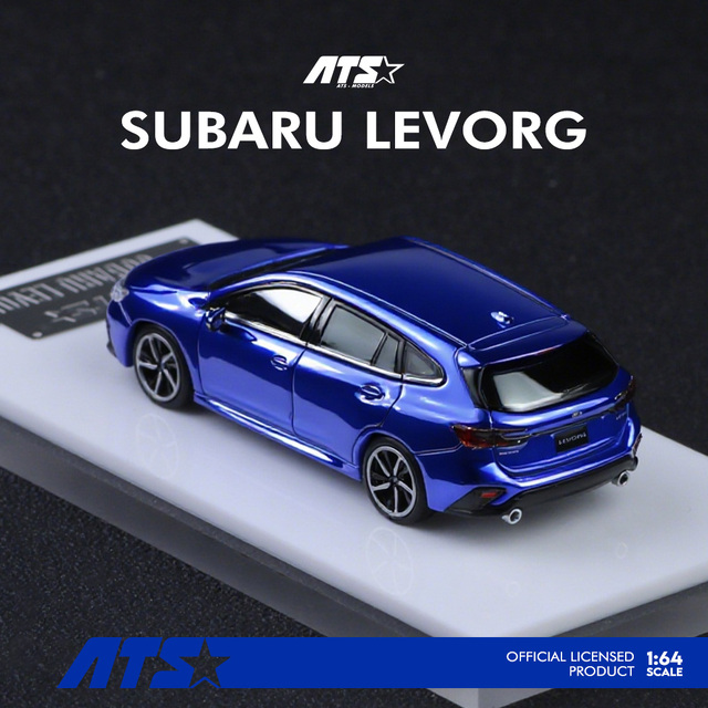 ATS MODELS 1/64 (ダイキャスト製) SUBARU LEVORG メタリックブルー