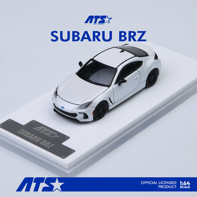ATS MODELS 1/64 (ダイキャスト製) Subaru BRZ ホワイト