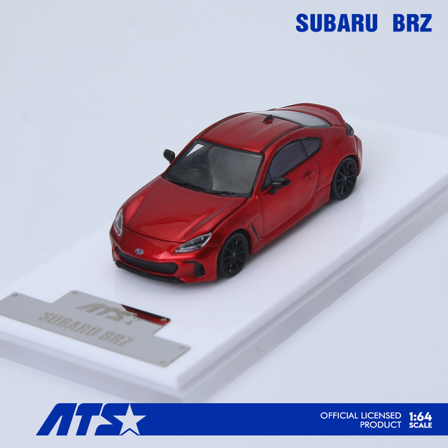 ATS MODELS 1/64 (ダイキャスト製) Subaru BRZ メタリックレッド
