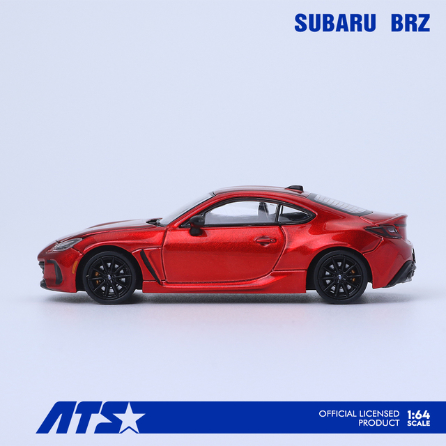 ATS MODELS 1/64 (ダイキャスト製) Subaru BRZ メタリックレッド