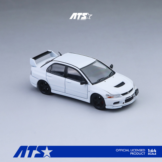 ATS MODELS 1/64 (ダイキャスト製) 三菱ランサー EVOLUTION IX ホワイト
