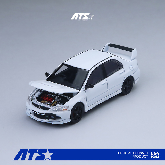 ATS MODELS 1/64 (ダイキャスト製) 三菱ランサー EVOLUTION IX ホワイト