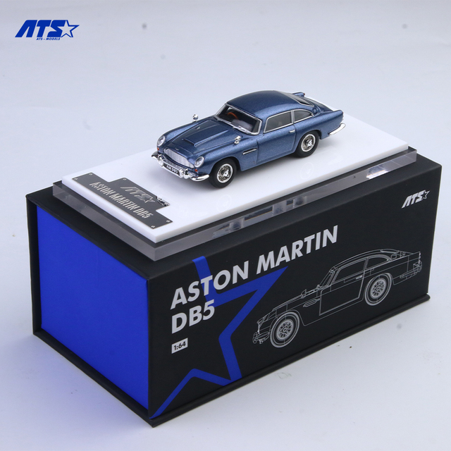 ATS MODELS 1/64 (ダイキャスト製) Aston Martin DB5 ブルー