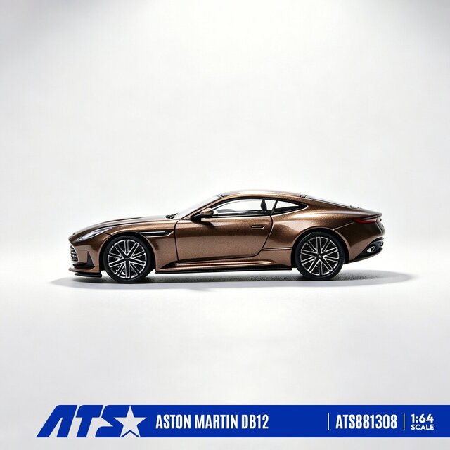 ATS MODELS 1/64 (ダイキャスト製) Aston Martin DB12 マグネト・ブロンズ