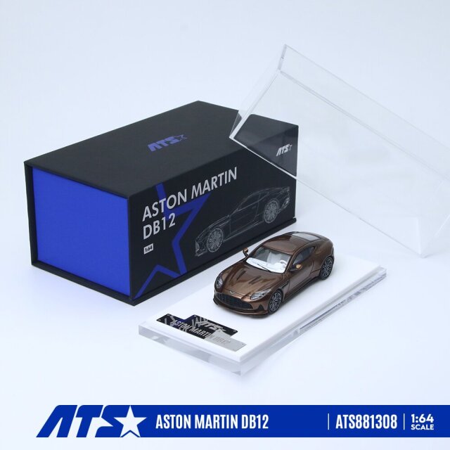 [予約]ATS MODELS 1/64 (ダイキャスト製) Aston Martin DB12 マグネト・ブロンズ