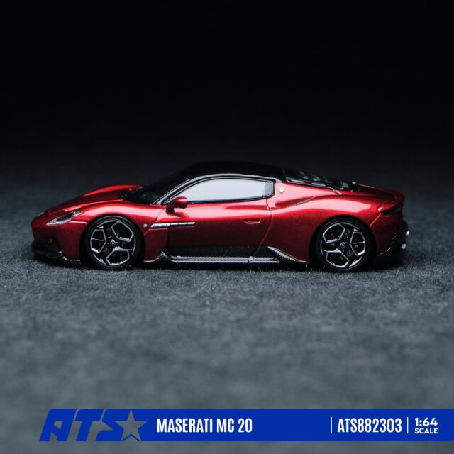 [予約]ATS MODELS 1/64 (ダイキャスト製) MASERATI MC 20 レッド