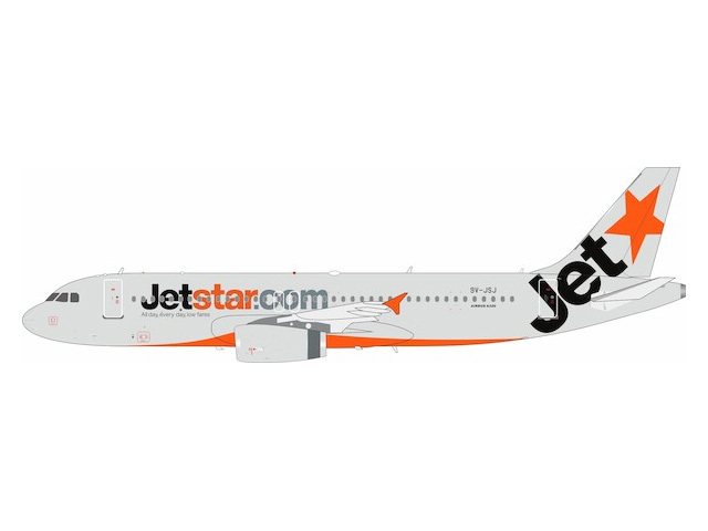 [予約]B-Models 1/200 (ダイキャスト製) A320-200 Jetstar Asia Airways 9V-JSJ