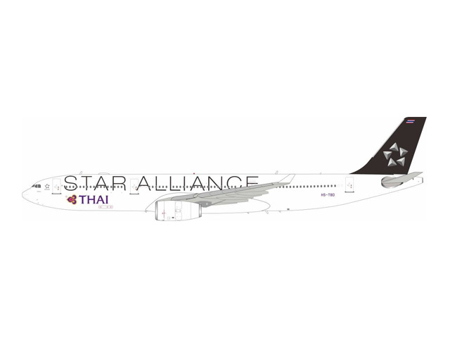 [予約]B-Models 1/200 (ダイキャスト製) A330-300 Thai Airways Star Alliance livery HS-TBD