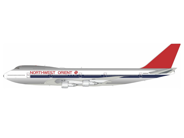[予約]B-Models 1/200 (ダイキャスト製) 747-100 Northwest Orient Airlines N605US