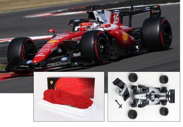 [予約]BBR MODELS 1/18 (ダイキャスト製) Ferrari SF26 F1 British Grand Prix - WINNER Leclerc metal diecast Polyfoam Pack - removable nose and wheels*die-cast