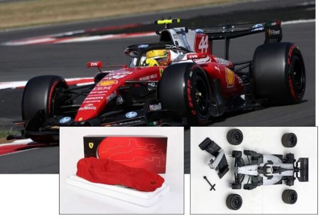 [予約]BBR MODELS 1/18 (ダイキャスト製) Ferrari SF26 F1 British Grand Prix - 3rd place Hamilton metal diecast Polyfoam Pack - removable nose and wheels*die-cast