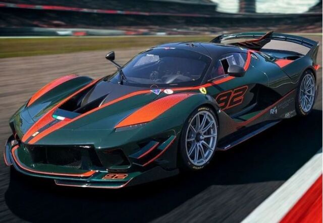 [予約]BBR MODELS 1/43 (レジン製) Ferrari FXXK EVO Verde GB - race number 92
