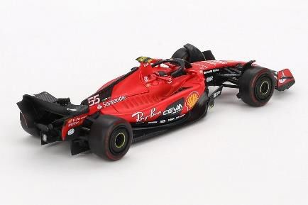 BBR 1/18 F1 フェラーリ　ベルギーGp 2023 C.サインツ ミニチャンプス】 1/18． フェラーリ SF-23 カルロス・サインツ