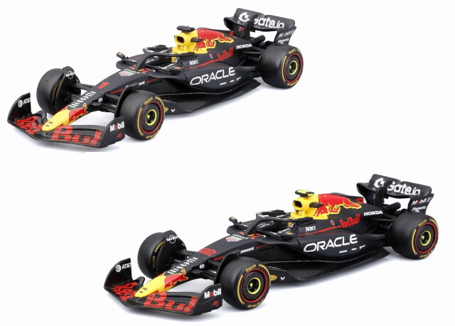 [予約]BURAGO(ブラーゴ) 1/43 (ダイキャスト製) オラクル レッドブル レーシング RB21 2025 No.1 M.フェルスタッペン / No.22 Y.角田 2台セット ウィンドウボックス