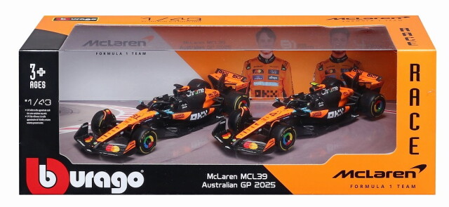 BURAGO(ブラーゴ) 1/43 (ダイキャスト製) マクラーレン F1チーム MCL39