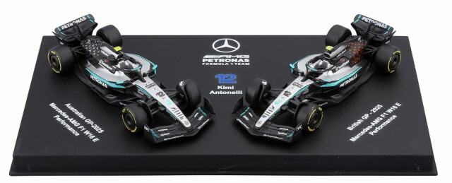 [予約]BURAGO(ブラーゴ) 1/64 (ダイキャスト製) メルセデス-AMG ペトロナス F1チーム W16 オーストラリア/イギリスGP No.12 A.K.アントネッリ2台セット 