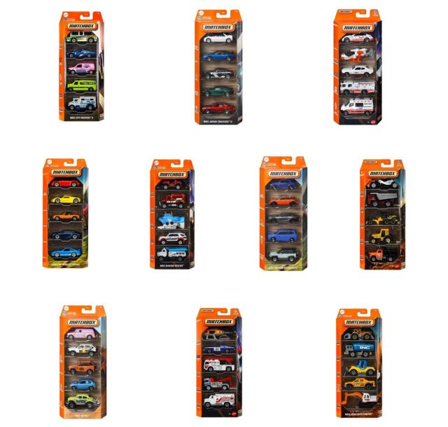 [予約]MATCHBOX  5カーパック