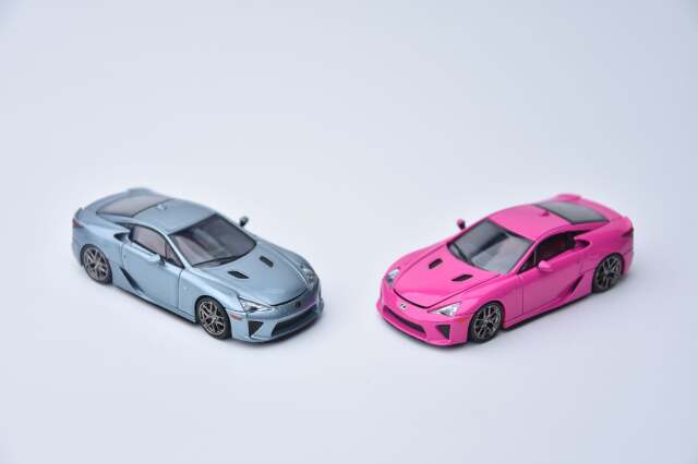 MODEL 1(モデルワン) 1/64 (ダイキャスト製) レクサス・LFA - Aqua LHD