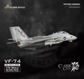 Calibre Wings(カリバ―ウイングス) 1/72 (ダイキャスト製) F-14A VF-74